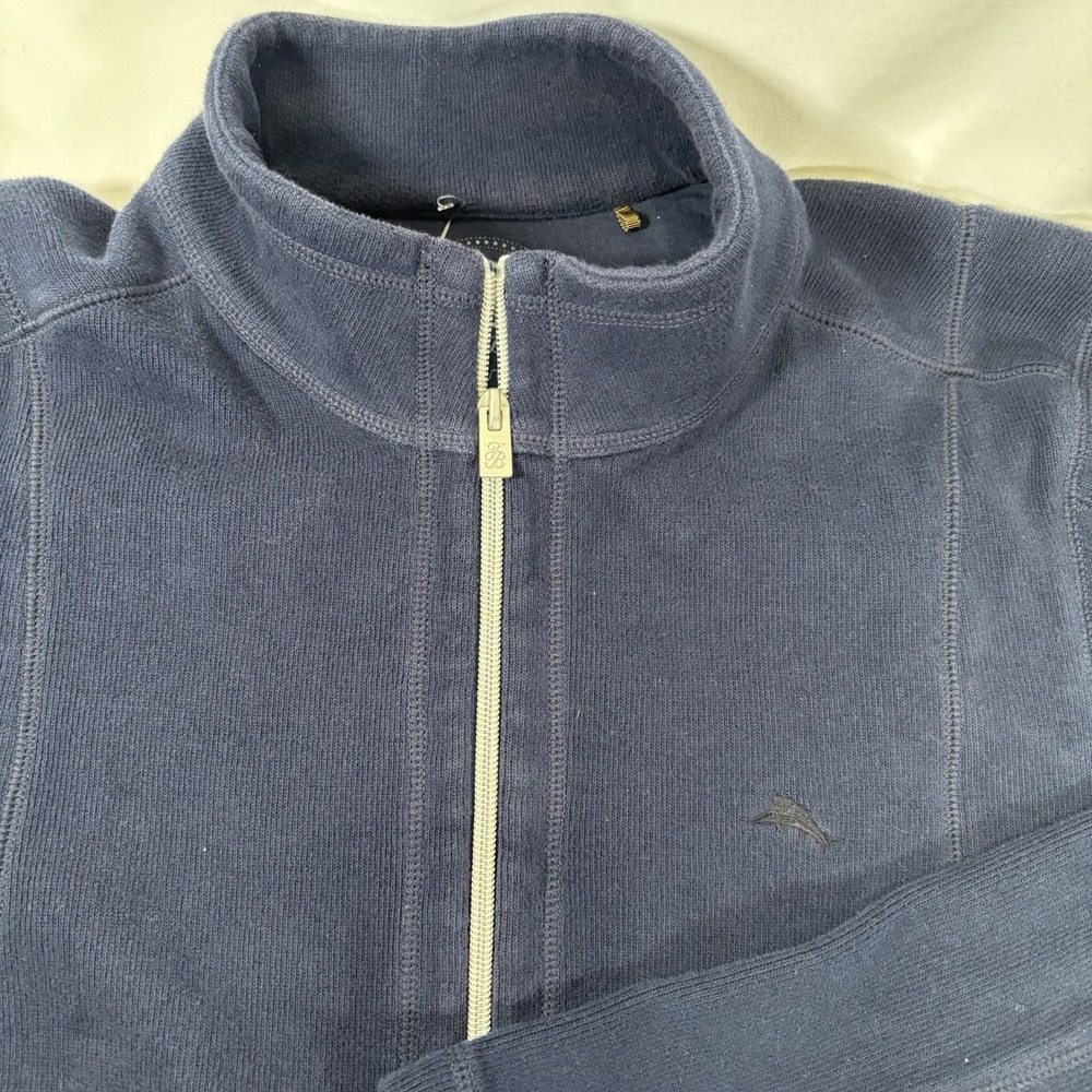 Tommy Bahama Men's Quarter‎ Zip Pullover Sweater XL #1041